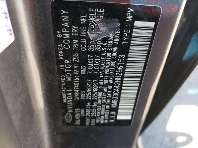 Photo 14 from auction – 2017 HYUNDAI TUCSON LIM with VIN KM8J3CA42HU296153