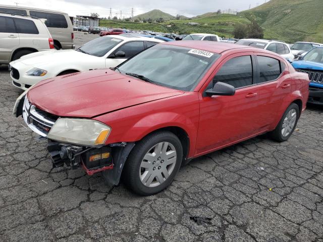DODGE AVENGER SE 2013 with VIN 1C3CDZAB3DN540395 - Photo from auction