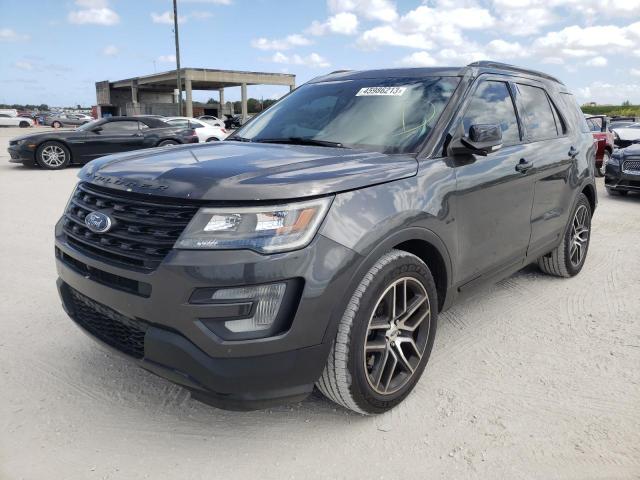 FORD EXPLORER S 2016 with VIN 1FM5K8GT5GGA55345 - Photo from auction