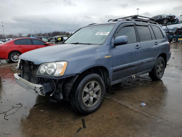 TOYOTA HIGHLANDER 2002 with VIN JTEHF21A820062166 - Photo from auction