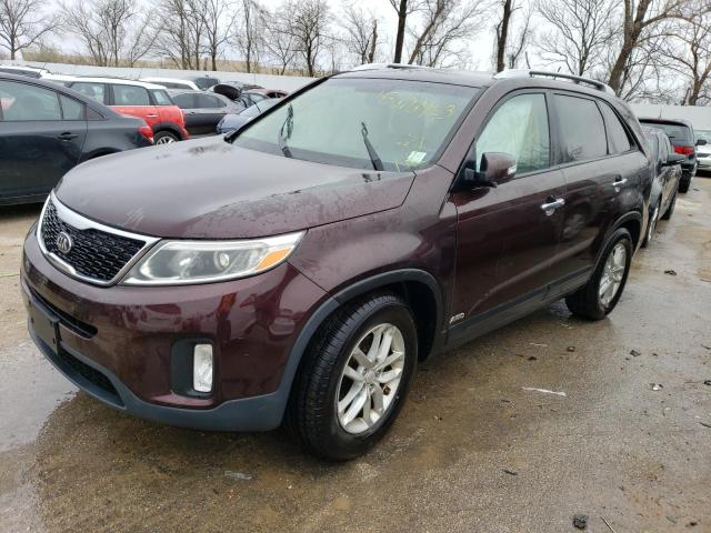 Photo 1 from auction – 2014 KIA SORENTO LX with VIN 5XYKTCA63EG447332