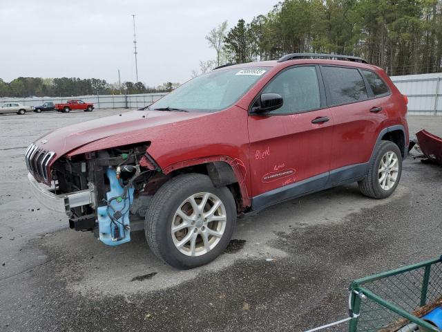 JEEP CHEROKEE S 2016 with VIN 1C4PJMAB1GW220600 - Photo from auction