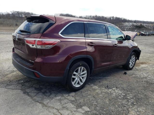 Photo 3 from auction – 2015 TOYOTA HIGHLANDER with VIN 5TDBKRFH7FS105791