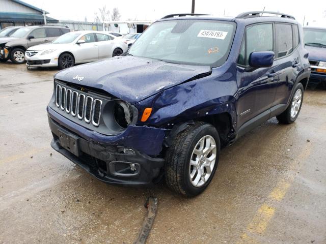 JEEP RENEGADE L 2016 with VIN ZACCJABTXGPC54780 - Photo from auction