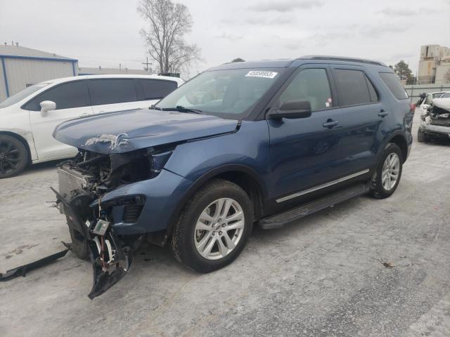FORD EXPLORER X 2018 with VIN 1FM5K8D86JGB63125 - Photo from auction