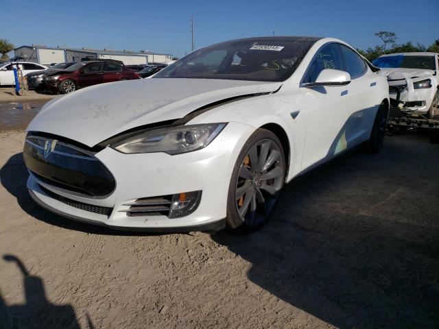 TESLA MODEL S 2016 with VIN 5YJSA1E27GF128995 - Photo from auction