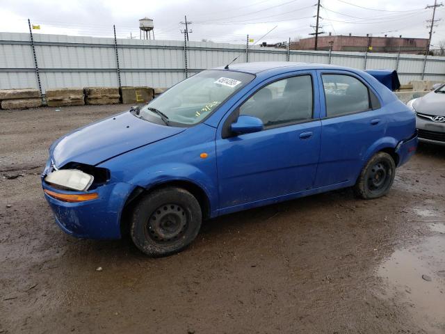 CHEVROLET AVEO 2004 with VIN KL1TD52674B256329 - Photo from auction