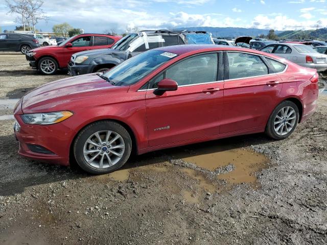 FORD FUSION SE 2017 with VIN 3FA6P0LUXHR208179 - Photo from auction