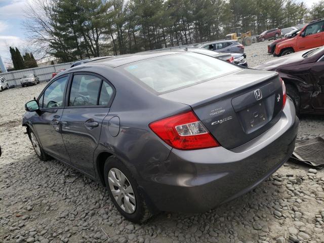 Photo 2 from auction – 2012 HONDA CIVIC LX with VIN 19XFB2F56CE103406