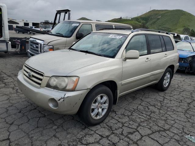TOYOTA HIGHLANDER 2002 with VIN JTEGF21AX20034199 - Photo from auction