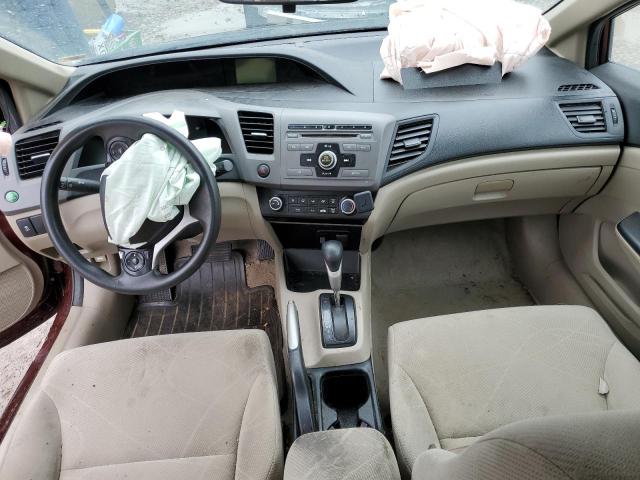 Photo 8 from auction – 2012 HONDA CIVIC LX with VIN 19XFB2F51CE083999