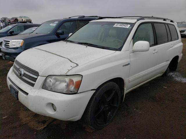TOYOTA HIGHLANDER 2007 with VIN JTEEW21AX70046268 - Photo from auction