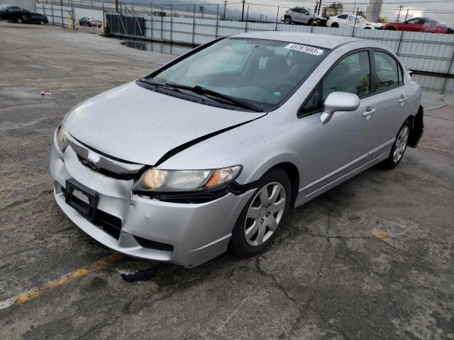 HONDA CIVIC LX 2010 with VIN 19XFA1F56AE046005 - Photo from auction