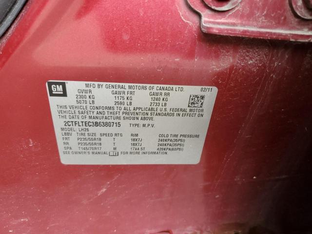 Photo 14 from auction – 2011 GMC TERRAIN SL with VIN 2CTFLTEC3B6380715
