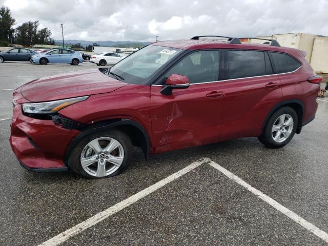 TOYOTA HIGHLANDER 2022 with VIN 5TDZZRAH3NS138805 - Photo from auction