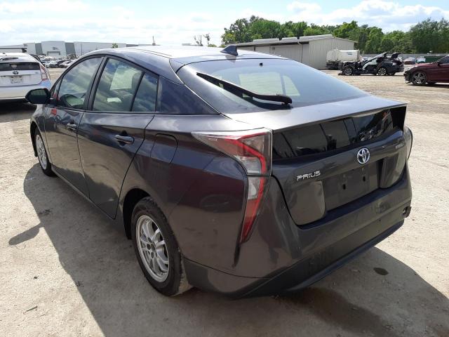 Photo 2 from auction – 2016 TOYOTA PRIUS with VIN JTDKBRFU8G3518223