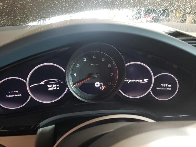 Photo 9 from auction – 2022 PORSCHE CAYENNE S with VIN WP1BB2AY3NDA52045