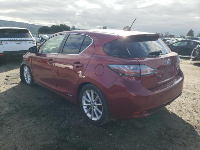 Photo 2 from auction – 2012 LEXUS CT 200 with VIN JTHKD5BHXC2075843