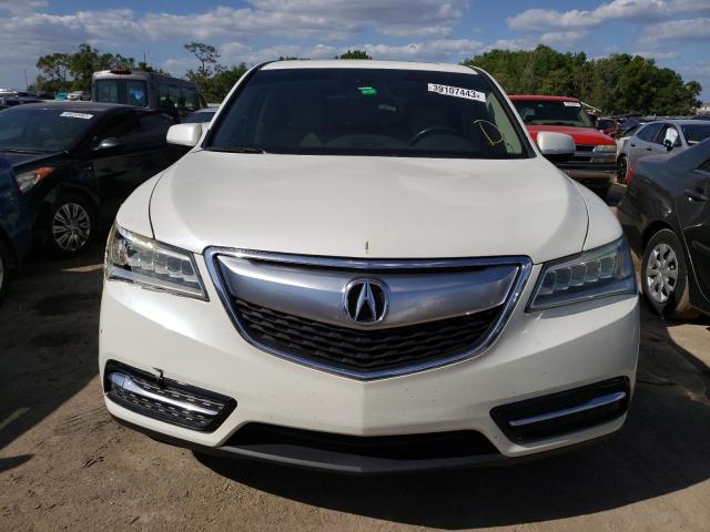 Photo 5 from auction – 2014 ACURA MDX TECHNO with VIN 5FRYD3H49EB018052