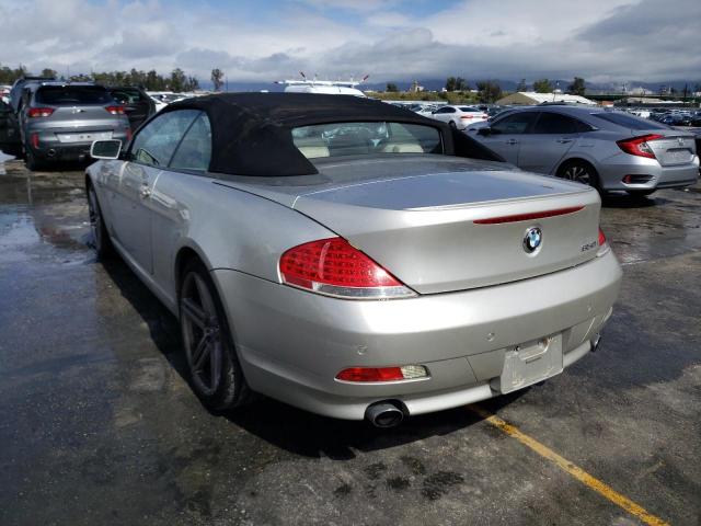 Photo 2 from auction – 2006 BMW 650 I with VIN WBAEK13436CN77047