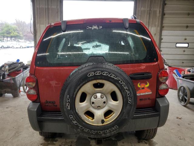 Photo 6 from auction – 2006 JEEP LIBERTY SP with VIN 1J4GL48K16W103432