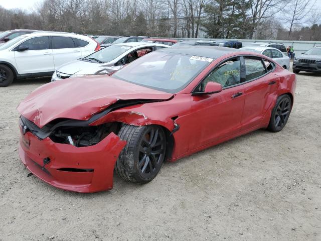 TESLA MODEL S 2021 with VIN 5YJSA1E60MF451378 - Photo from auction
