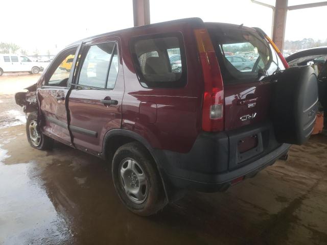 Photo 2 from auction – 2003 HONDA CR-V LX with VIN SHSRD68443U106066