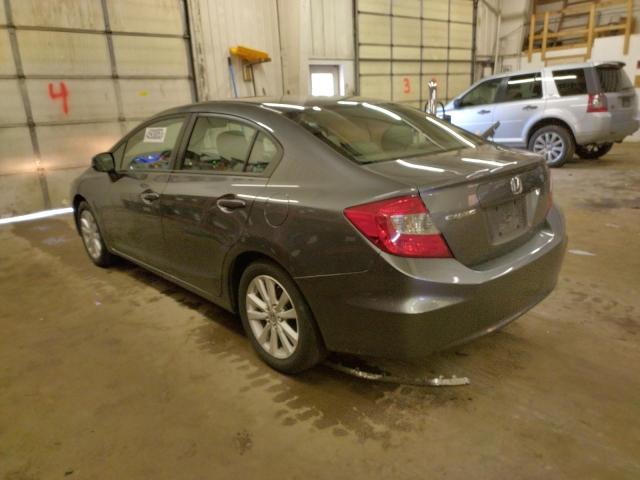 Photo 2 from auction – 2012 HONDA CIVIC EX with VIN 19XFB2F82CE073198