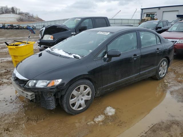 Photo 1 from auction – 2011 HONDA CIVIC LX with VIN 19XFA1F57BE039694