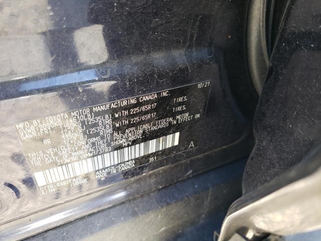 Photo 14 from auction – 2021 TOYOTA RAV4 XLE with VIN 2T3W1RFVXMW173783