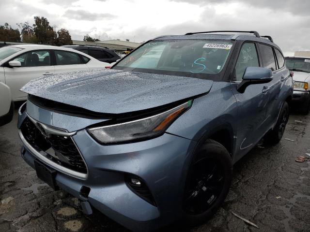 TOYOTA HIGHLANDER 2022 with VIN 5TDHZRAH9NS119025 - Photo from auction