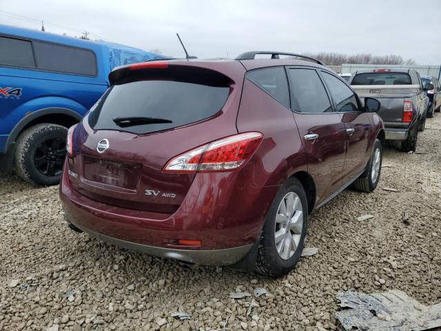 Photo 3 from auction – 2012 NISSAN MURANO S with VIN JN8AZ1MWXCW213865