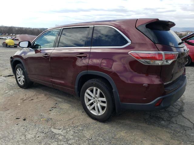 Фото 2 с аукциона – 2015 TOYOTA HIGHLANDER с VIN 5TDBKRFH7FS105791