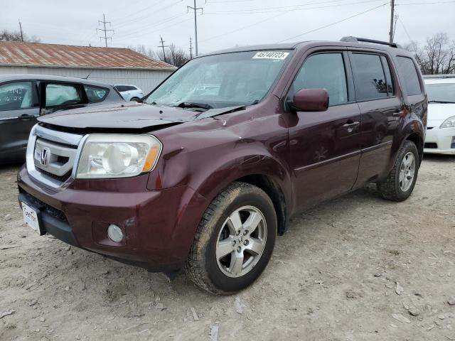 HONDA PILOT EXL 2011 with VIN 5FNYF4H61BB091950 - Photo from auction