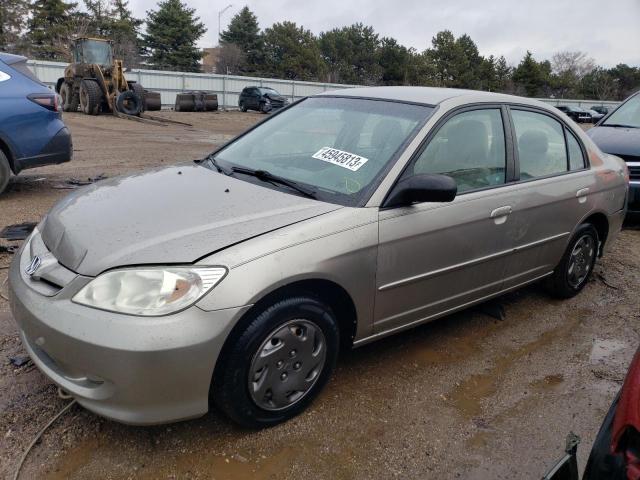 Photo 1 from auction – 2005 HONDA CIVIC with VIN 2HGES16585H525840