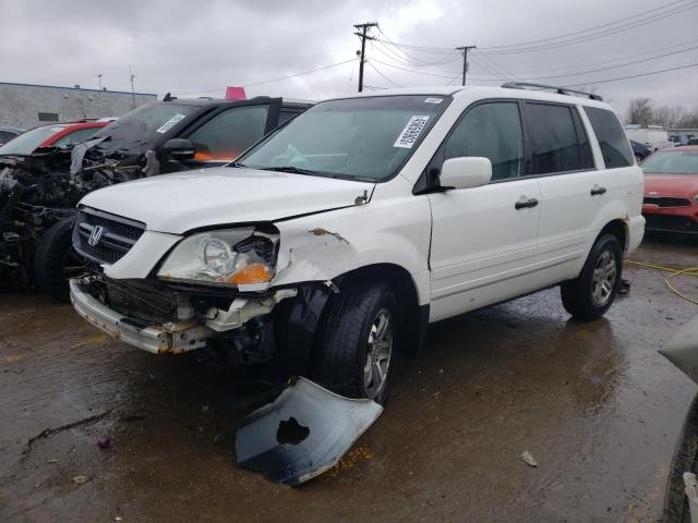 HONDA PILOT EX 2004 with VIN 2HKYF18484H607724 - Photo from auction