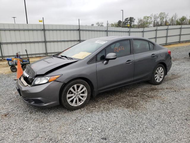HONDA CIVIC EXL 2012 with VIN 2HGFB2F96CH517603 - Photo from auction