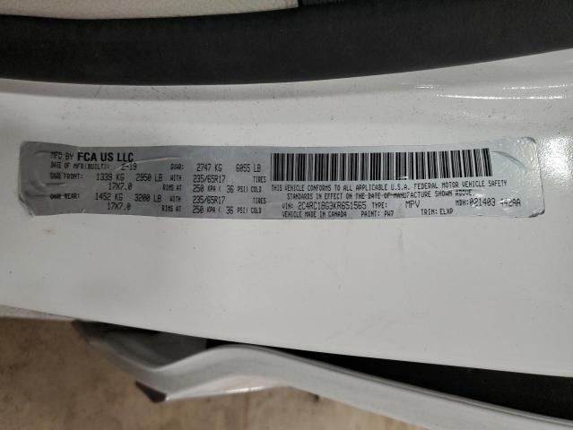 Photo 14 from auction – 2019 CHRYSLER PACIFICA T with VIN 2C4RC1BG3KR651565