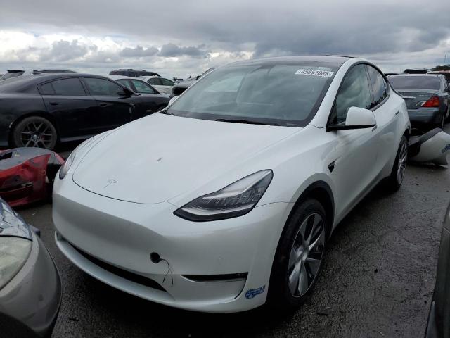 TESLA MODEL Y 2021 with VIN 5YJYGDEE7MF215084 - Photo from auction