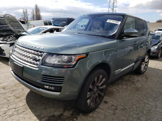 LAND ROVER RANGE ROVE 2017 with VIN SALGS2FE5HA324793 - Photo from auction