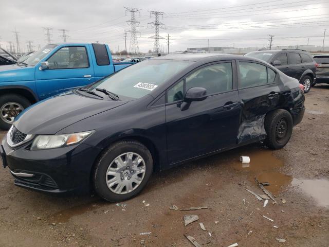 Photo 1 from auction – 2013 HONDA CIVIC LX with VIN 2HGFB2F55DH581243