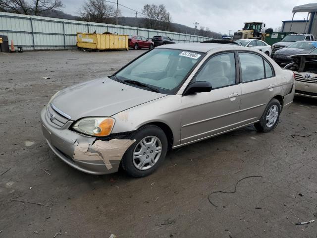 HONDA CIVIC LX 2002 with VIN 1HGES16582L002994 - Photo from auction
