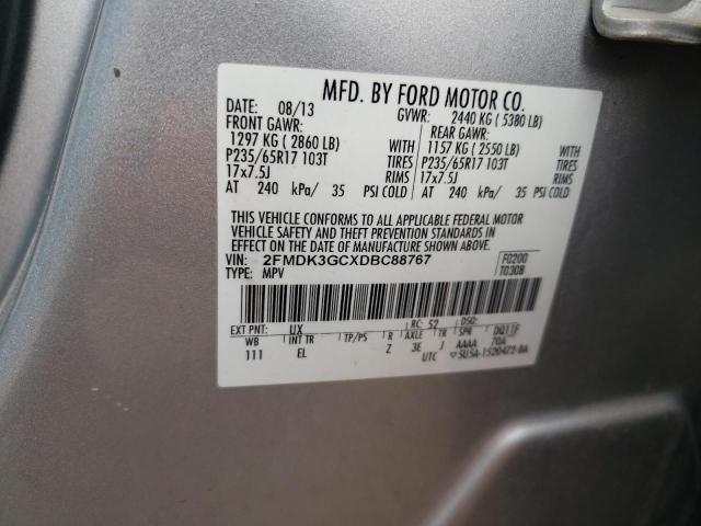 Photo 14 from auction – 2013 FORD EDGE SE with VIN 2FMDK3GCXDBC88767