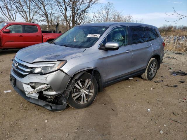 HONDA PILOT EXL 2017 with VIN 5FNYF6H52HB034491 - Photo from auction