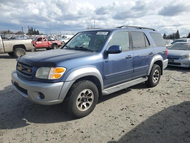TOYOTA SEQUOIA SR 2001 with VIN 5TDBT44A41S054586 - Photo from auction