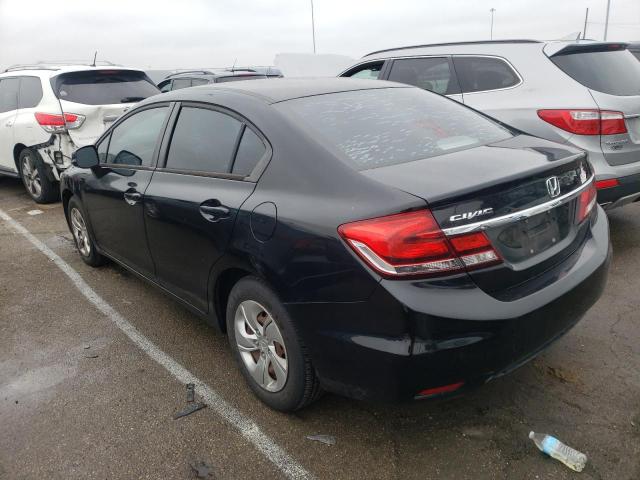 Photo 2 from auction – 2013 HONDA CIVIC LX with VIN 19XFB2F55DE007915