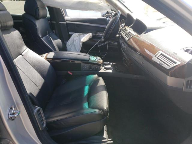 Photo 7 from auction – 2007 BMW 750 with VIN WBAHN83507DT68656