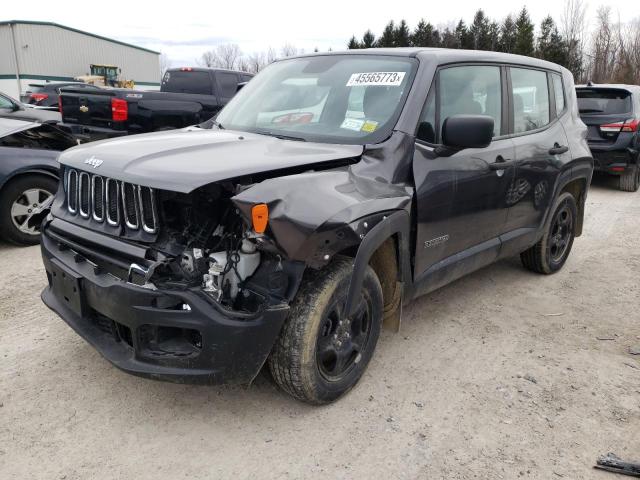 JEEP RENEGADE S 2018 with VIN ZACCJBAH8JPH99886 - Photo from auction