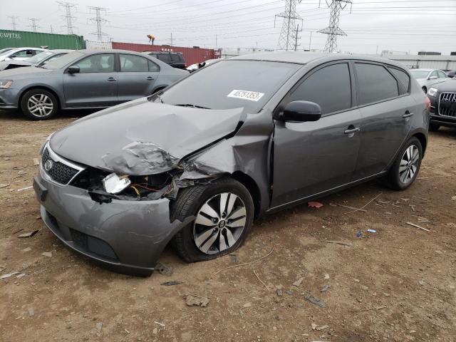 KIA FORTE EX 2013 with VIN KNAFU5A22D5744491 - Photo from auction