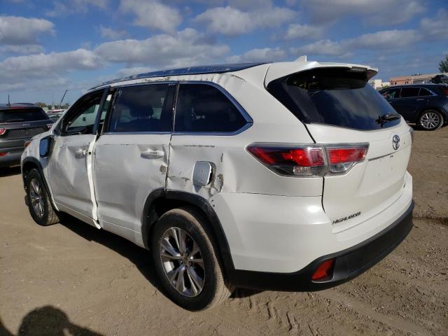 Photo 2 from auction – 2015 TOYOTA HIGHLANDER with VIN 5TDKKRFH8FS066094